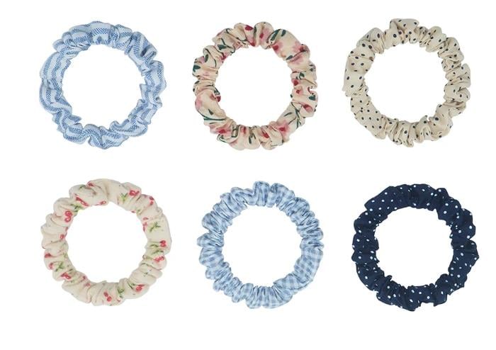 Mimi & Lula Mixed Scrunchies 6'lı Lastik Toka