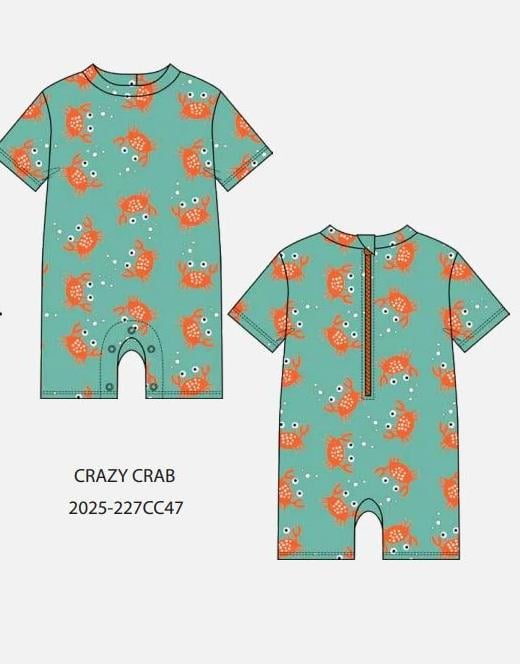  Bebek Tek Parça Mayo-Crazy Crab