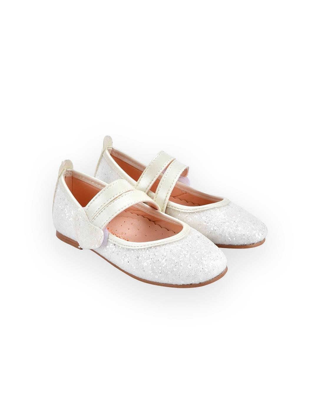 Kalpli Glare Babet | Beyaz