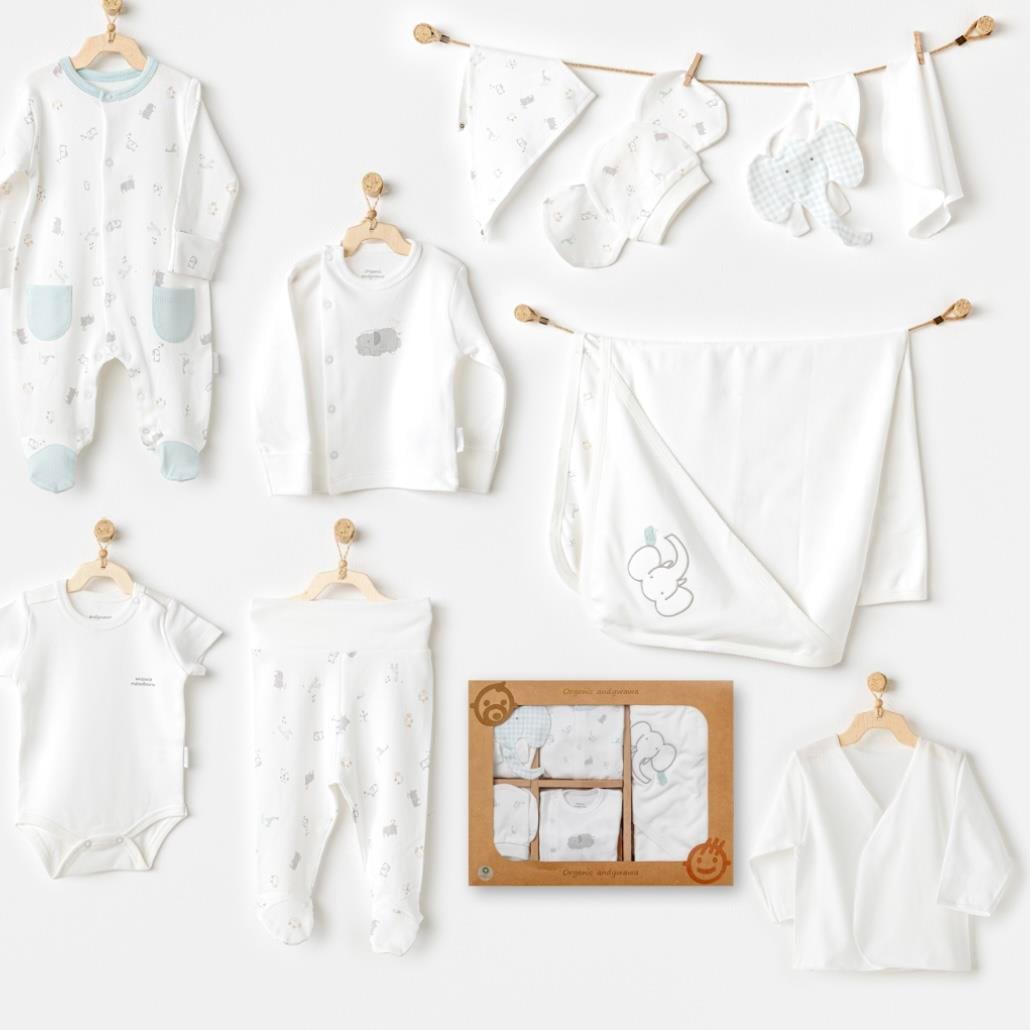 AC25941 BEBEK HASTANE CIKISI 10 PCS NEWBORN SET THE ZOO S BALBOA