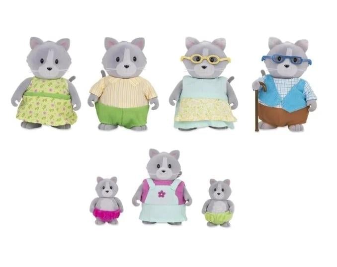 Li'l Woodzeez Gri Kedi Ailesi