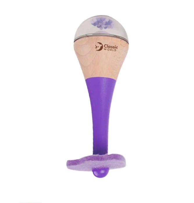Classic World Ahşap Marakas - Mor