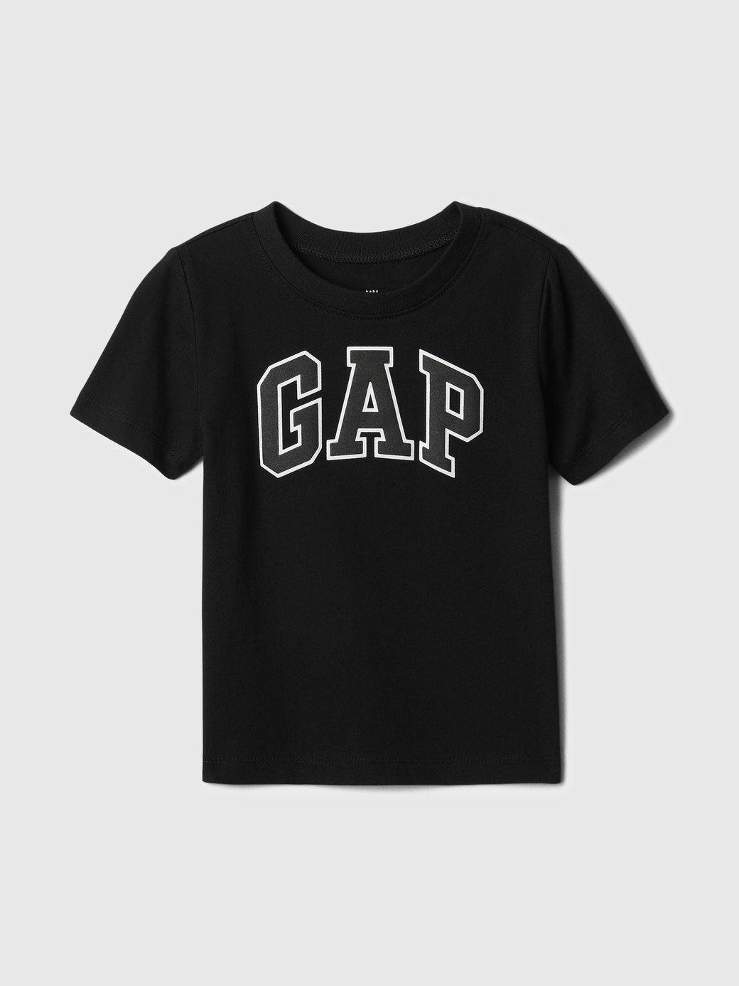 Erkek Bebek | Gap Logo T-Shirt - Siyah