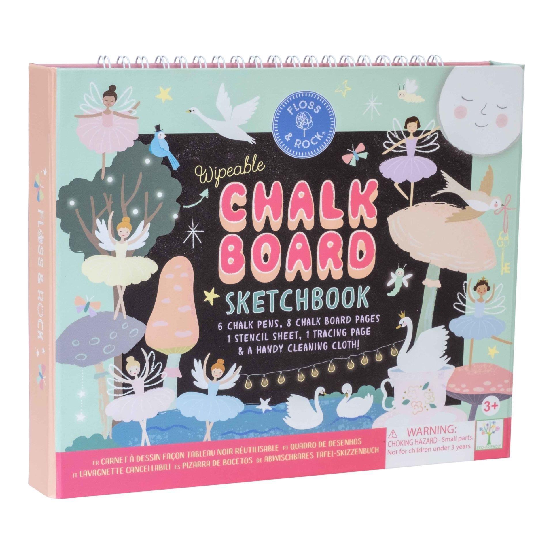 FLOSS & ROCK Chalk Board Eskiz Kitabı / Enchanted