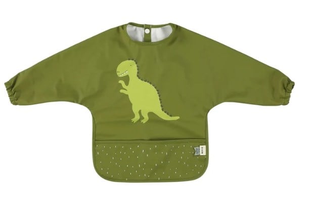 Trixie Mr. Dino - Sıvı Geçirmez Uzun Kollu Mama Önlüğü