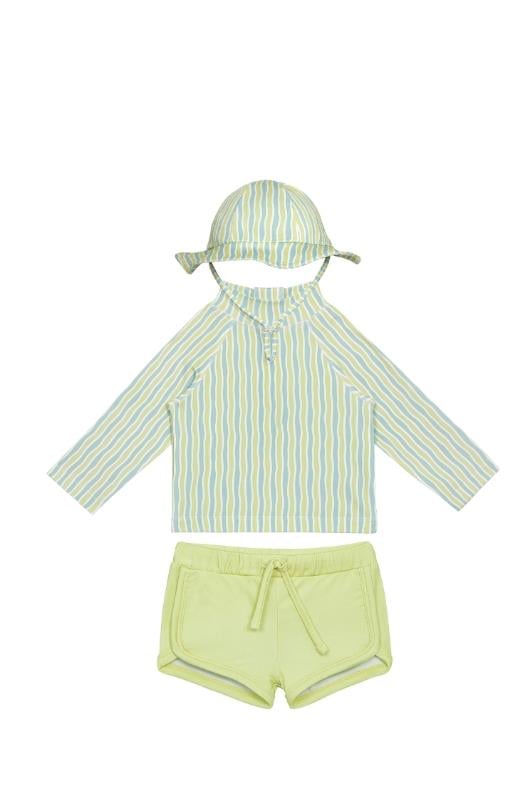  Lime Oasis 3 Parça Uzun Kollu Mayo Set