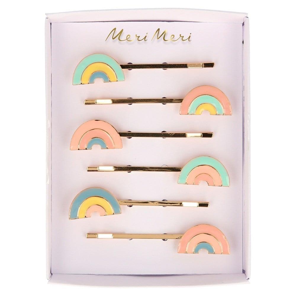 Meri Meri - Rainbow Hair Slides - Gökkuşağı Tokalar