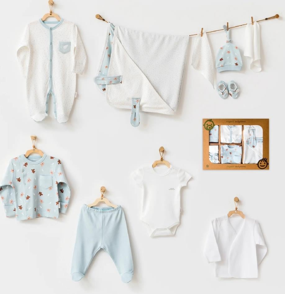 AC25531 BEBEK HASTANE ÇIKIŞI 10 PCS NEWBORN SET GINGERS