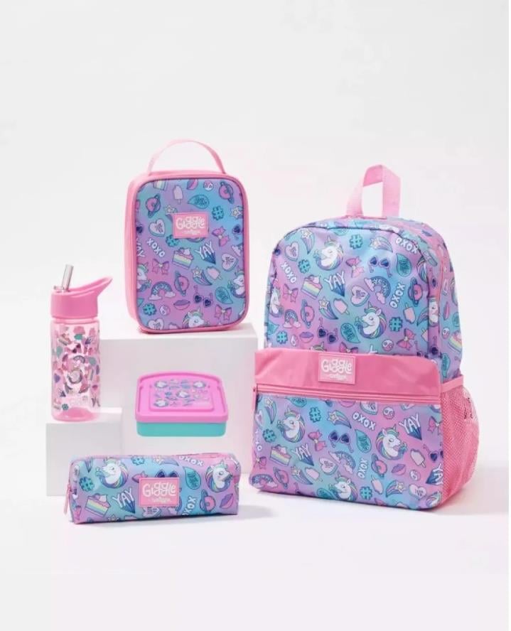 Smiggle - Giggle 4Lü Okul Çanta Seti