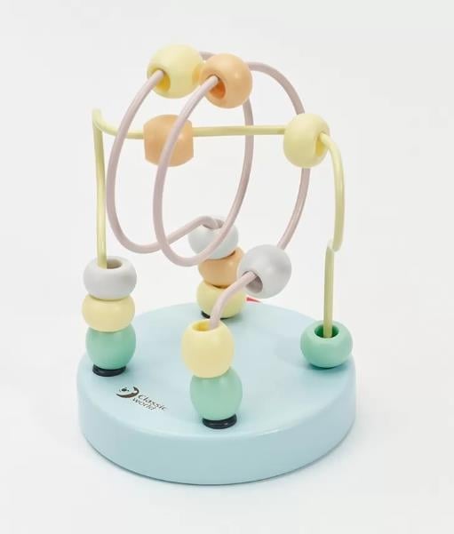 Classic World Ahşap Boncuklu Labirent - Mint