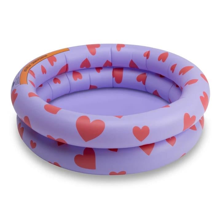 Swim Essentials Purple w Hearts Bebek Şişme Oyun ve Yüzme Havuzu 60cm