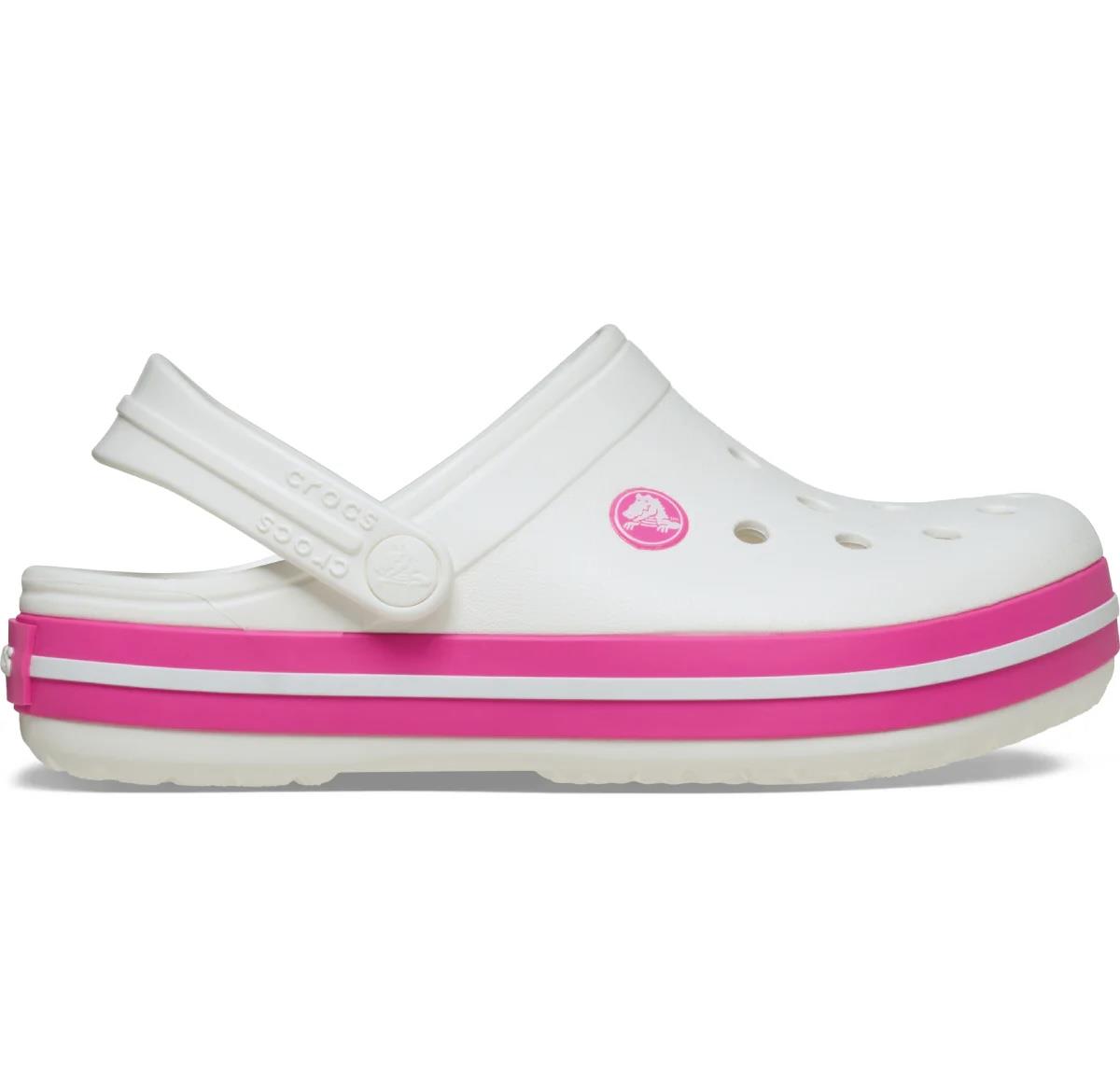 Crocs Crocband Clog K / White & Pink Crush