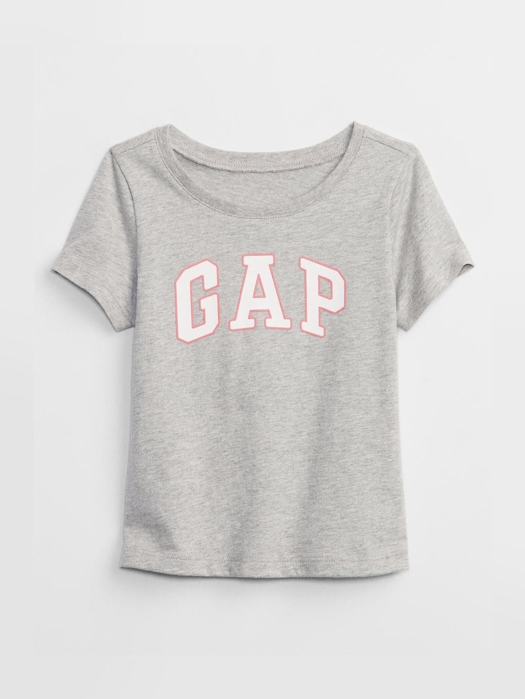 Kız Bebek | Gap Logo T-Shirt - Gri