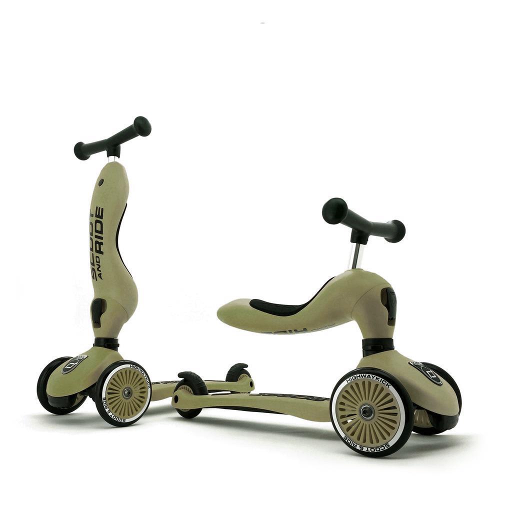 Scoot and Ride Highwaykick 1 Oturaklı Çocuk Scooter Olive