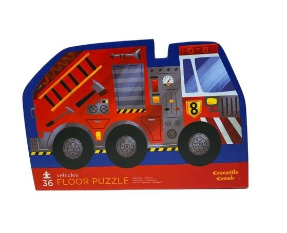 Crocodile Creek Dekoratif Puzzle - 36 Parça - Araçlar