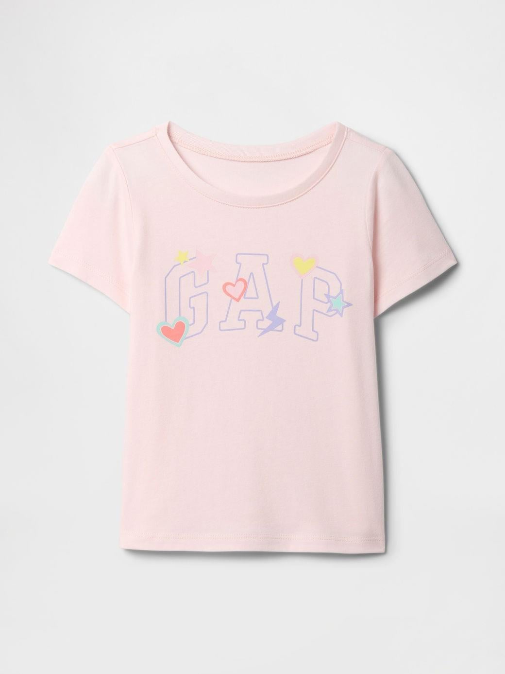 Kız Bebek | Grafikli T-Shirt - Pembe