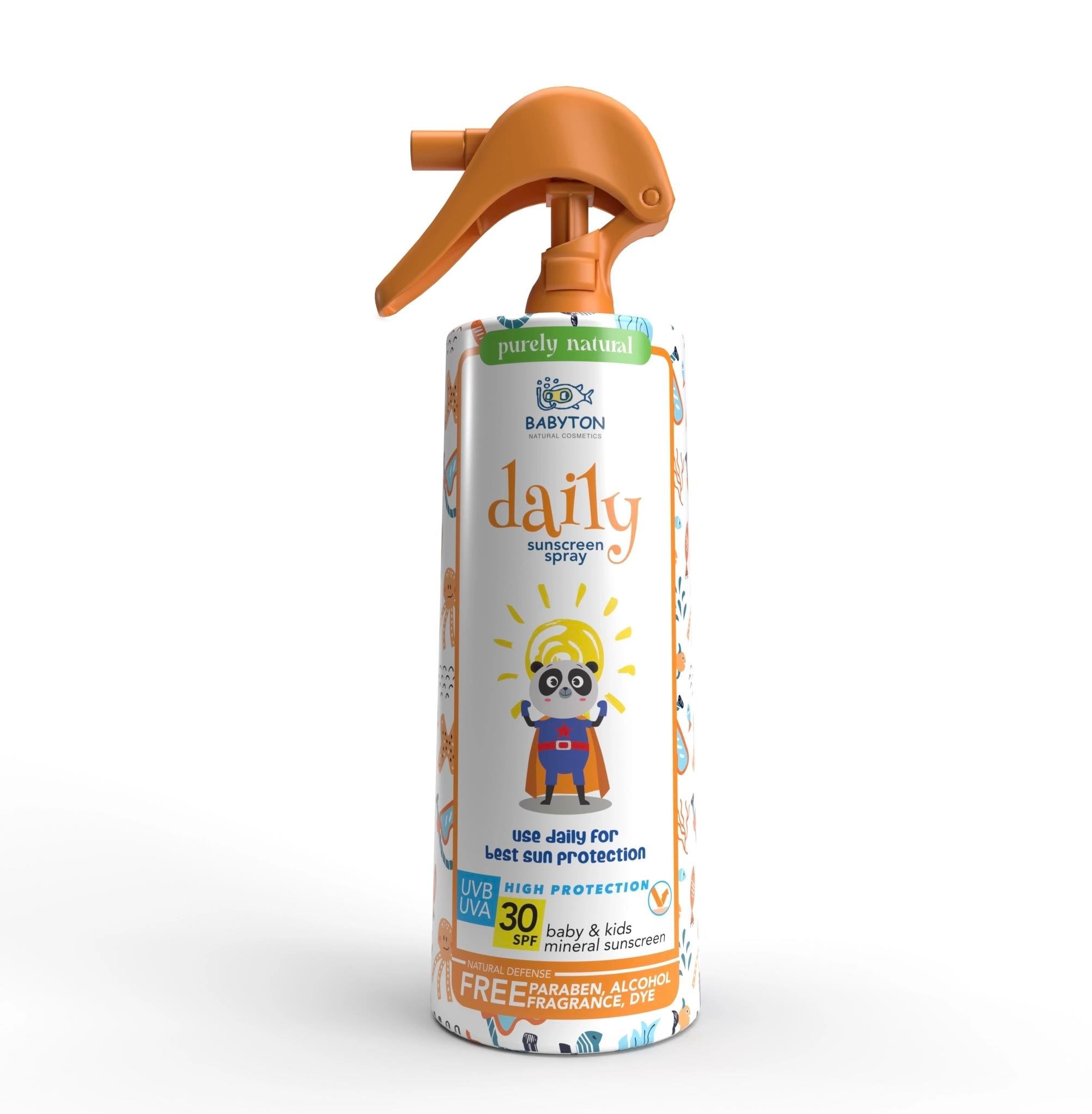 BABYTON Bebek Ve Çocuklar Için Doğal Güneş Koruyucu Sprey 