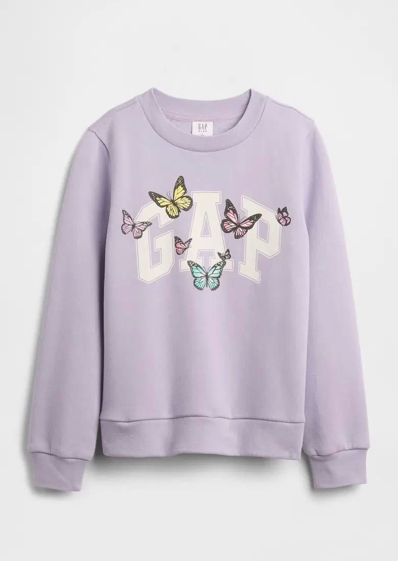 Kız Çocuk | Gap Logo Sweatshirt -Lila