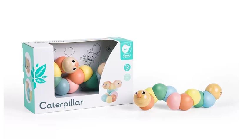 Classic World Ahşap Tırtıl