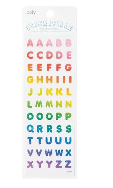 Ooly Stickiville Çıkartmalar - Rainbow Letters