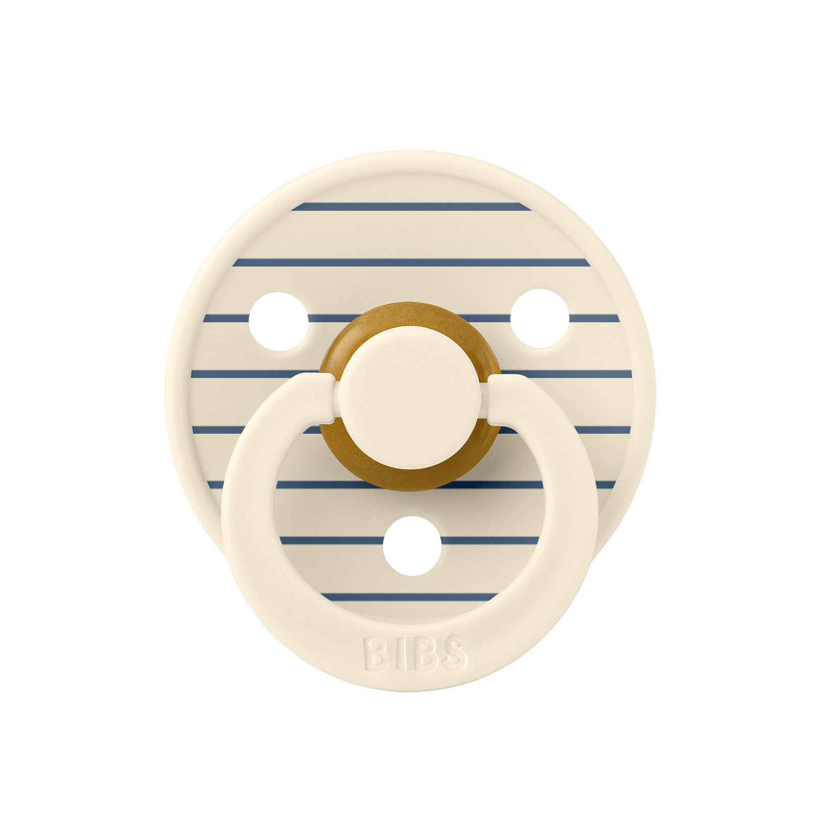 Bibs Studio Colour Pin Kauçuk Emzik / İvory /Steel blue