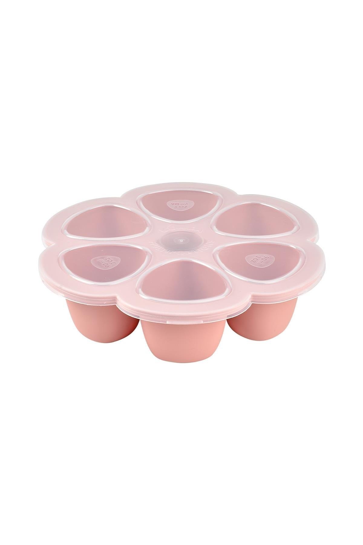 Beaba / Silikon 6lı Sıcak & Soğuk Saklama Kabı Pembe