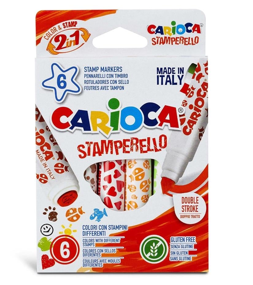 Carioca Stamperello Keçeli Boya Kalemi 6'lı