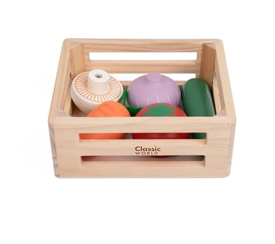 Classic World Ahşap Sebze Seti