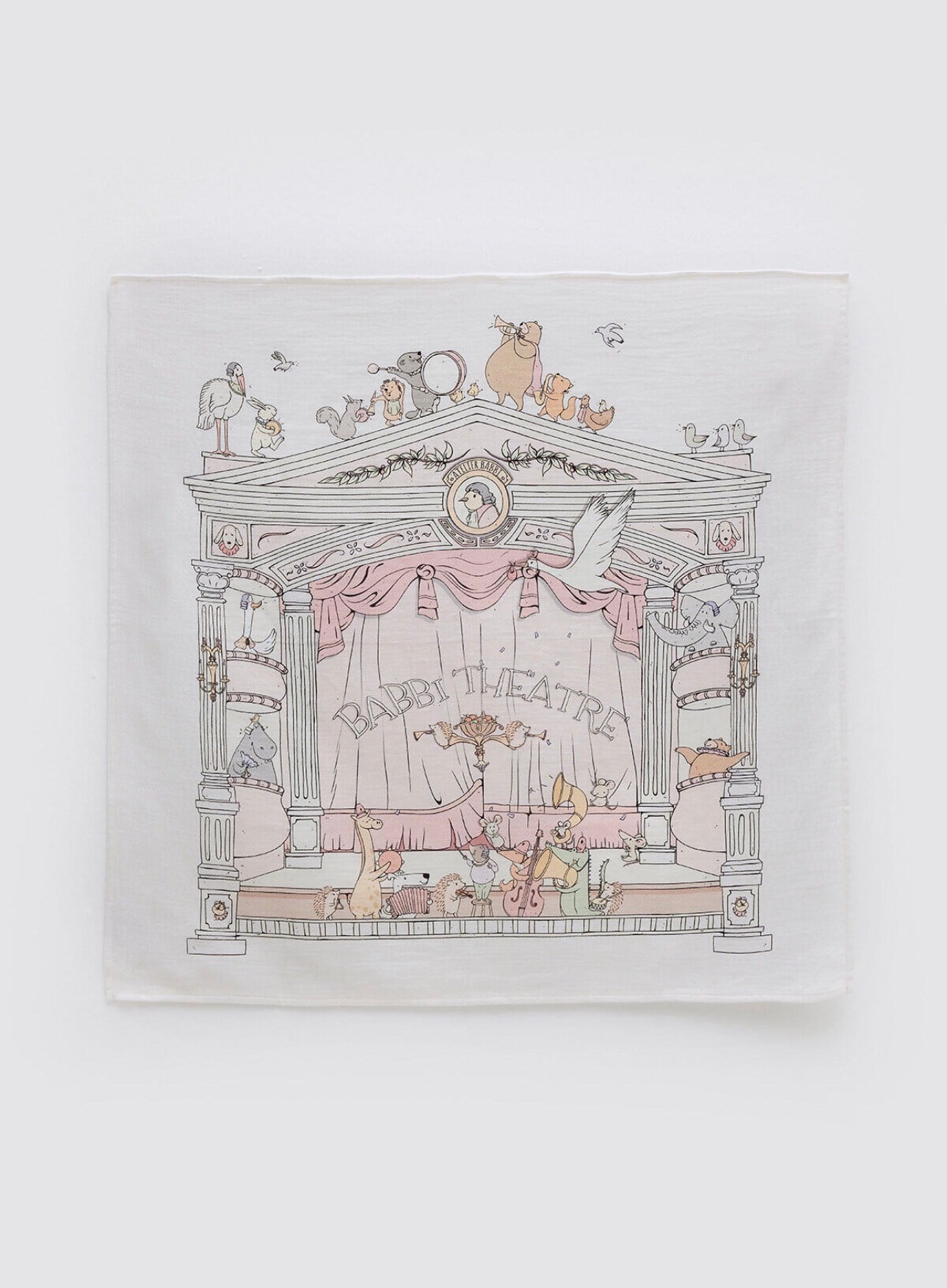 Çift Taraflı Bebek Battaniyesi - Theatre / Pembe