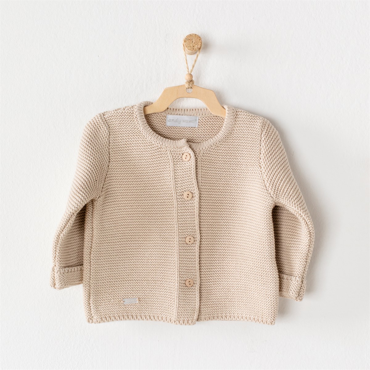 BEBEK CEKET JACKET KNITWEAR BASIC / BEIGE