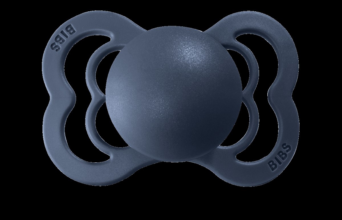 BIBS Supreme Silikon Emzik / Steel Blue