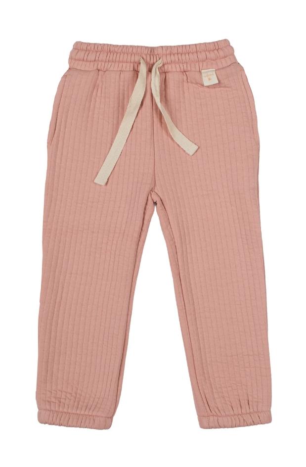 Kapitone Jogger Pantolon - Somon