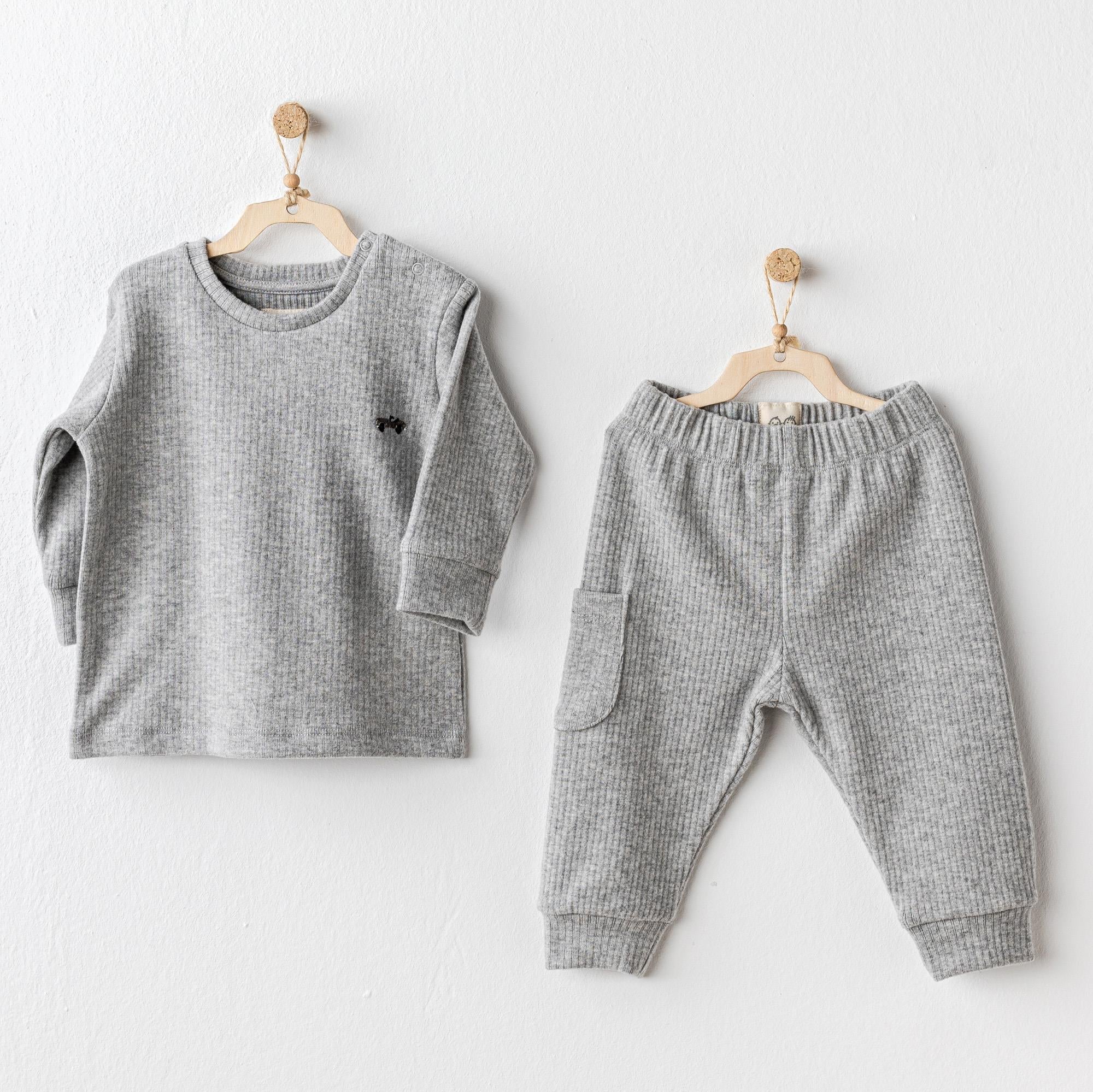 AC25205 BEBEK TAKIM 2 PCS SET BASIC GREY