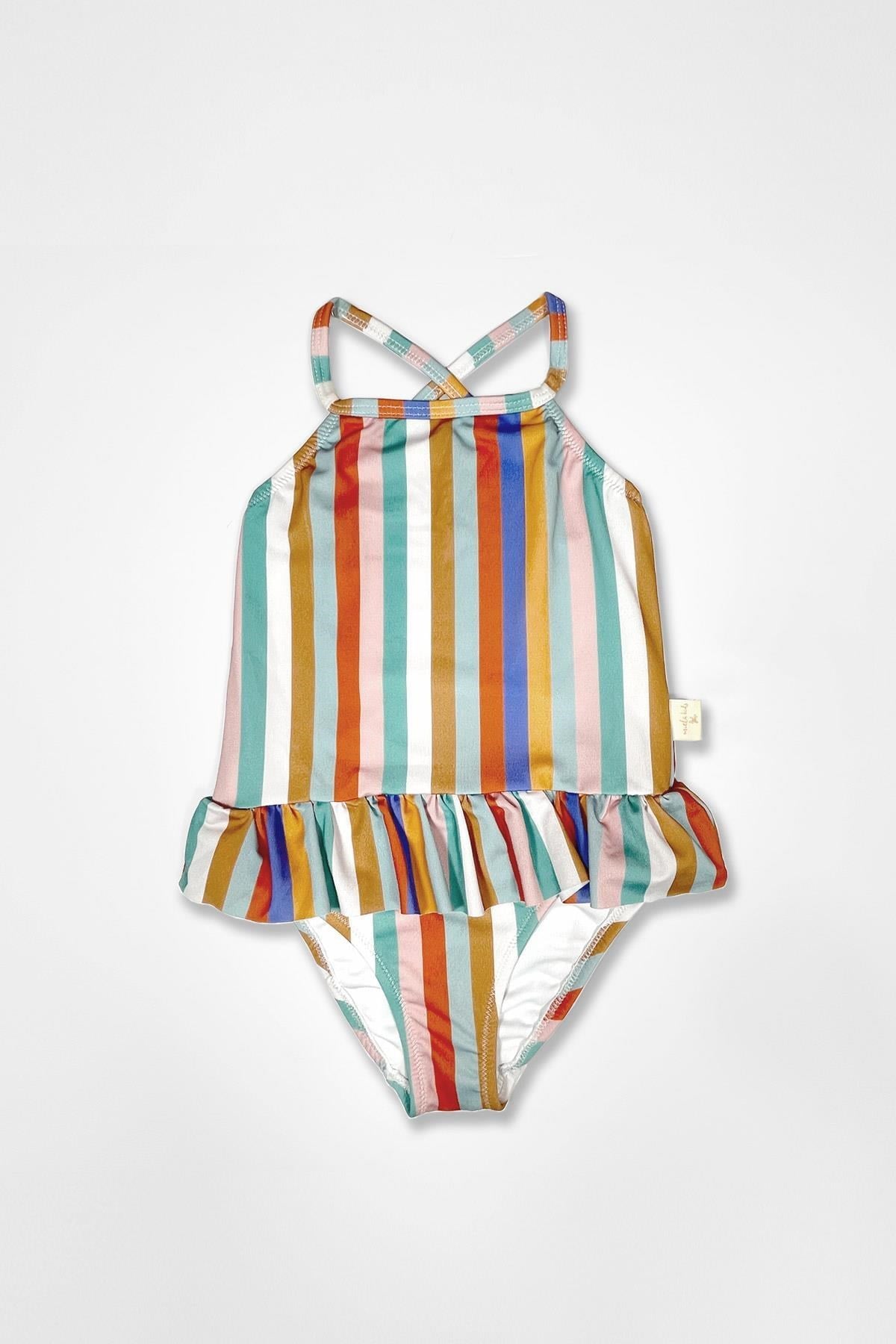 Candy Stripes Kız Çocuk Mayo