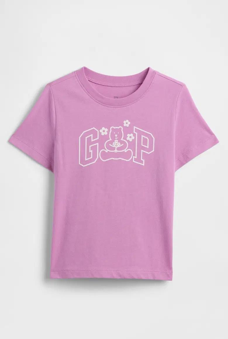 Erkek Bebek | Logo Bear T-Shirt Lila