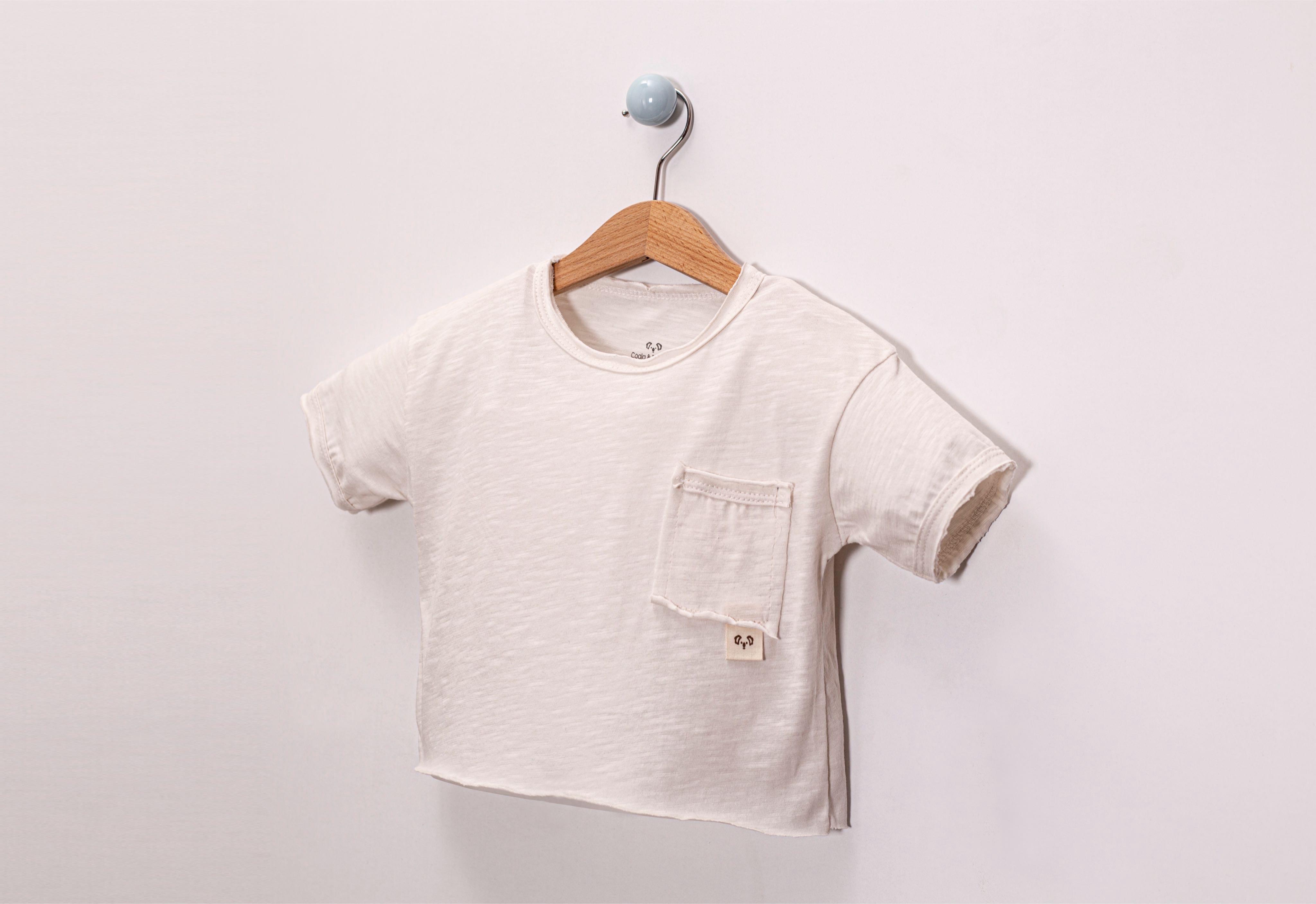 Oversize Tişört Krem