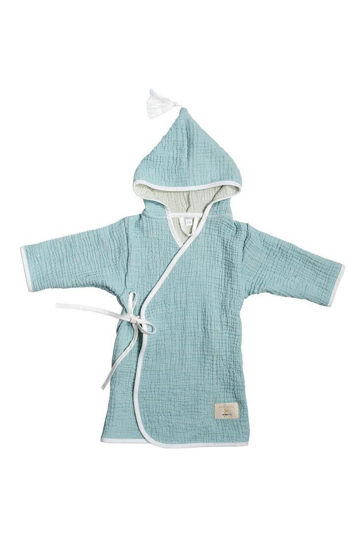 Marshmallow Kimono Bornoz - Açık Mint