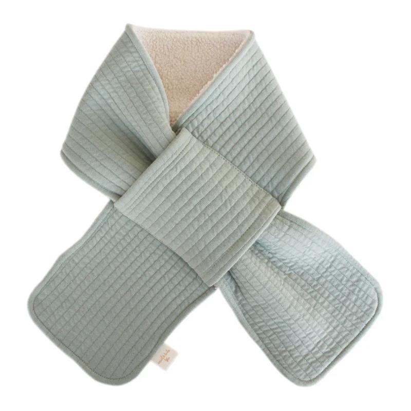 Çift taraflı Kapitone Atkı (Peluş Astarlı) / Mint