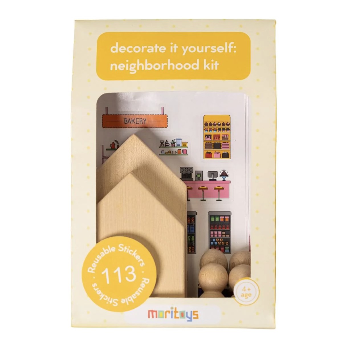 Decorate it yourself: Çıkartmalarla Kasabanı Yaratma Oyunu