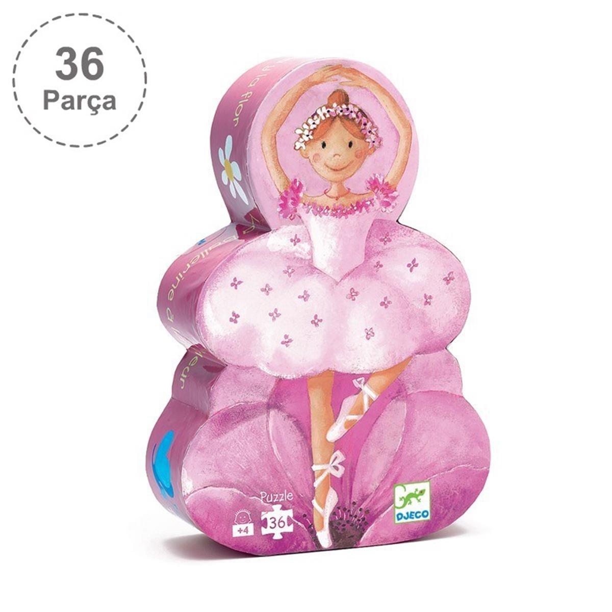 Djeco Dekoratif Puzzle 36 Parça / The Ballerina With The Flower
