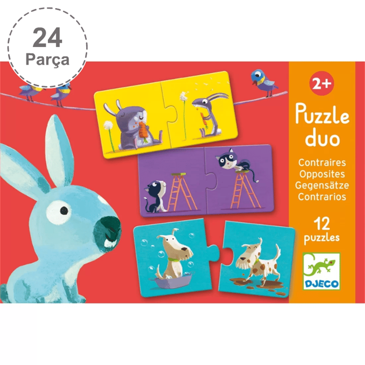 Djeco İkili Puzzle/ Duo Opposites
