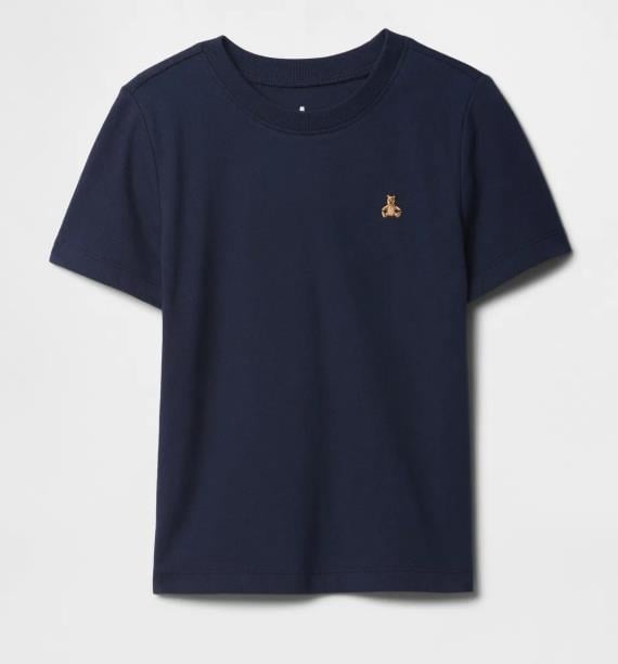 Erkek Bebek | Brannan Bear İşlemeli T-Shirt Lacivert