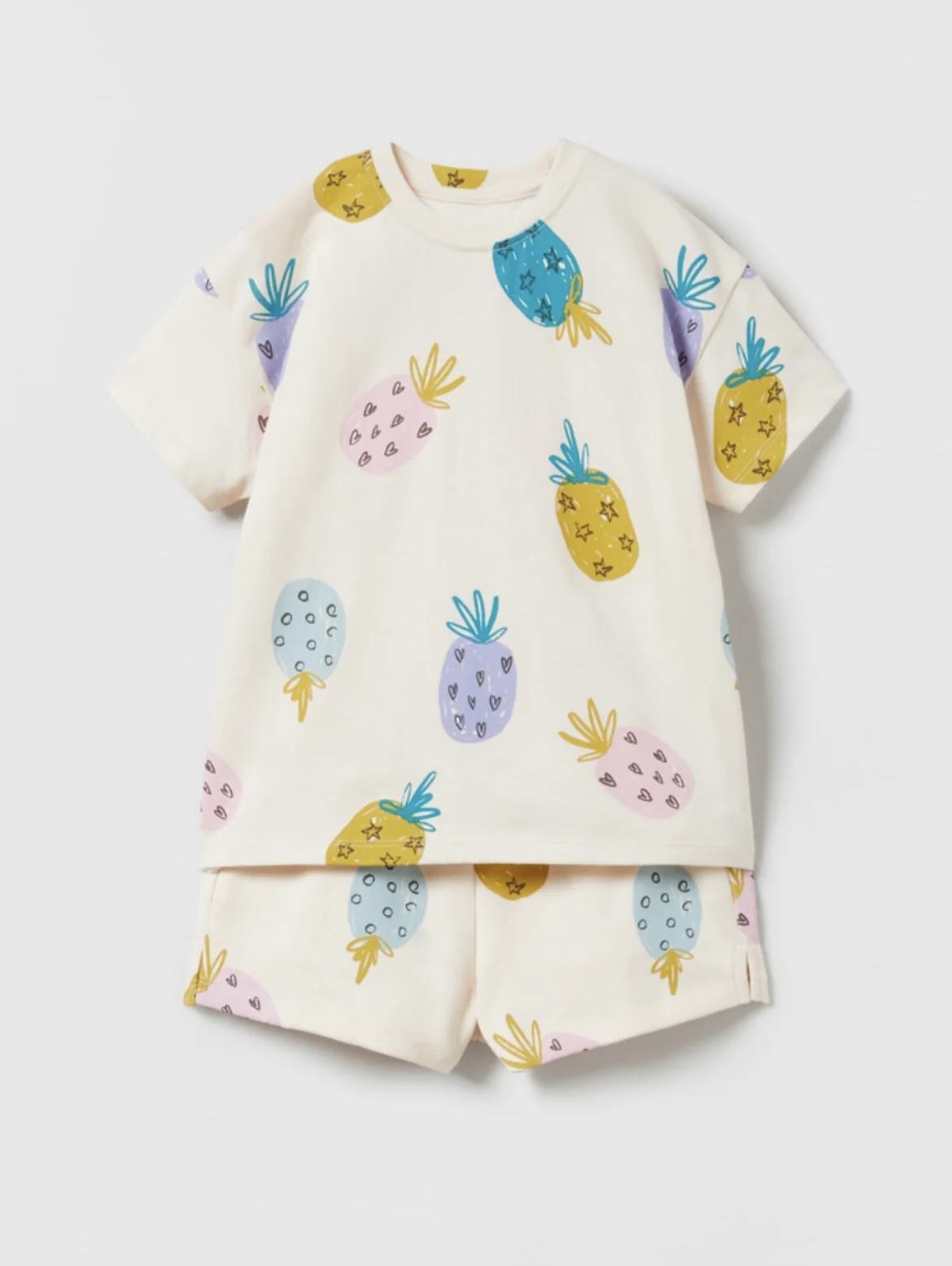Ananas Desenli Set