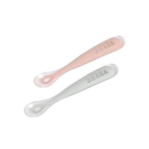 Beaba Silikon Kaşık Seti Pembe