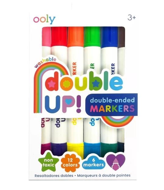 Ooly Double Up! Çift Uçlu 6'lı Keçeli Kalem