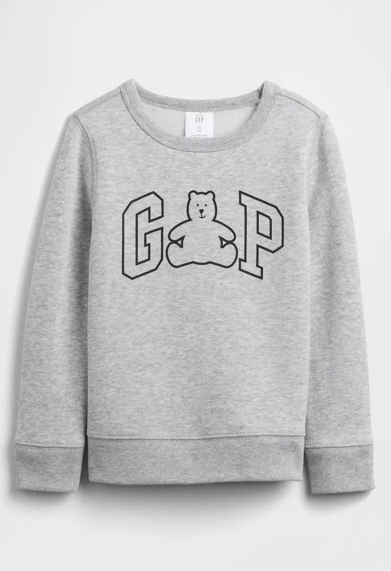 Erkek Bebek | Gap Logo Bear Sweatshirt - Gri