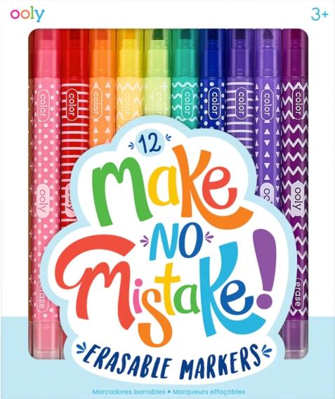 Ooly Make No Mistake Silinebilir 12'li Keçeli Kalem