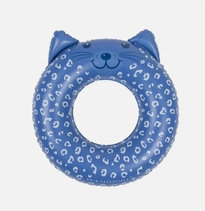 Swim Essentials Blue Leopard Animal Yüzme Simidi 55cm