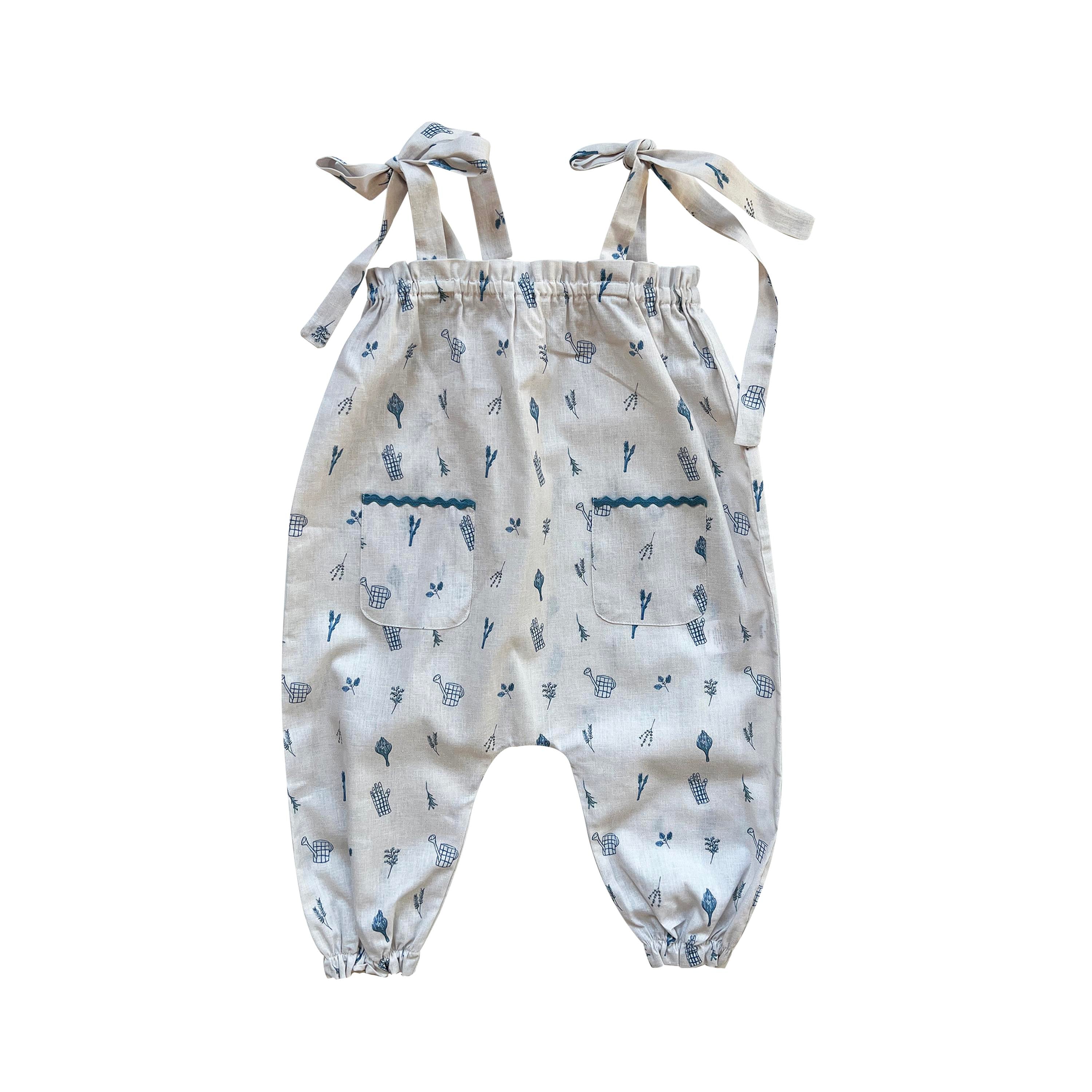 ‘GARDENING' WOVEN JUMPSUIT