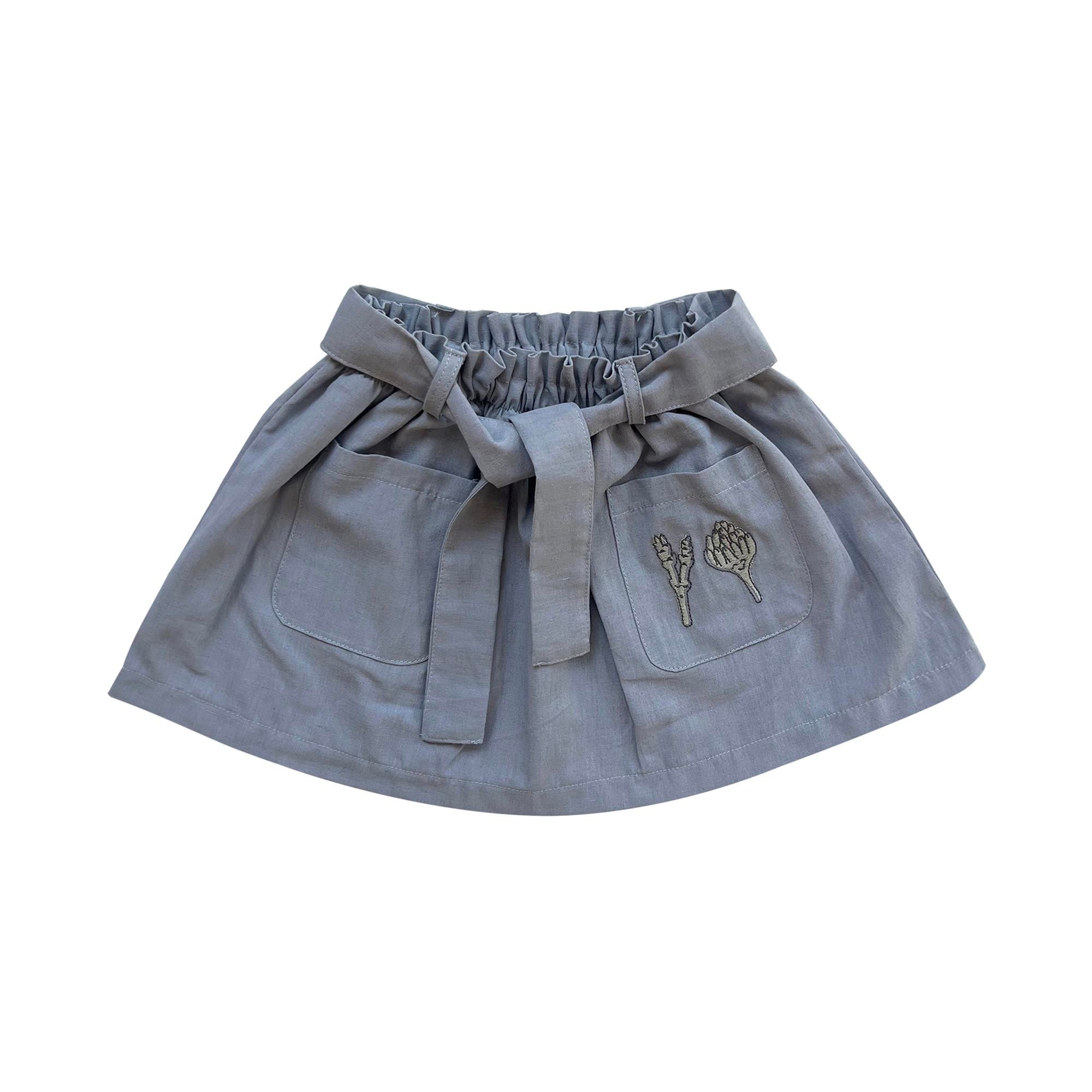 DAPPLE GRAY ‘ASPARAGUS & ARTICHOKE' SKIRT
